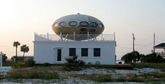 An example of a Futuro home hailing from the late 1960's and early 1970's.